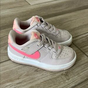 Nike Kids Shoes - Pink and Gray